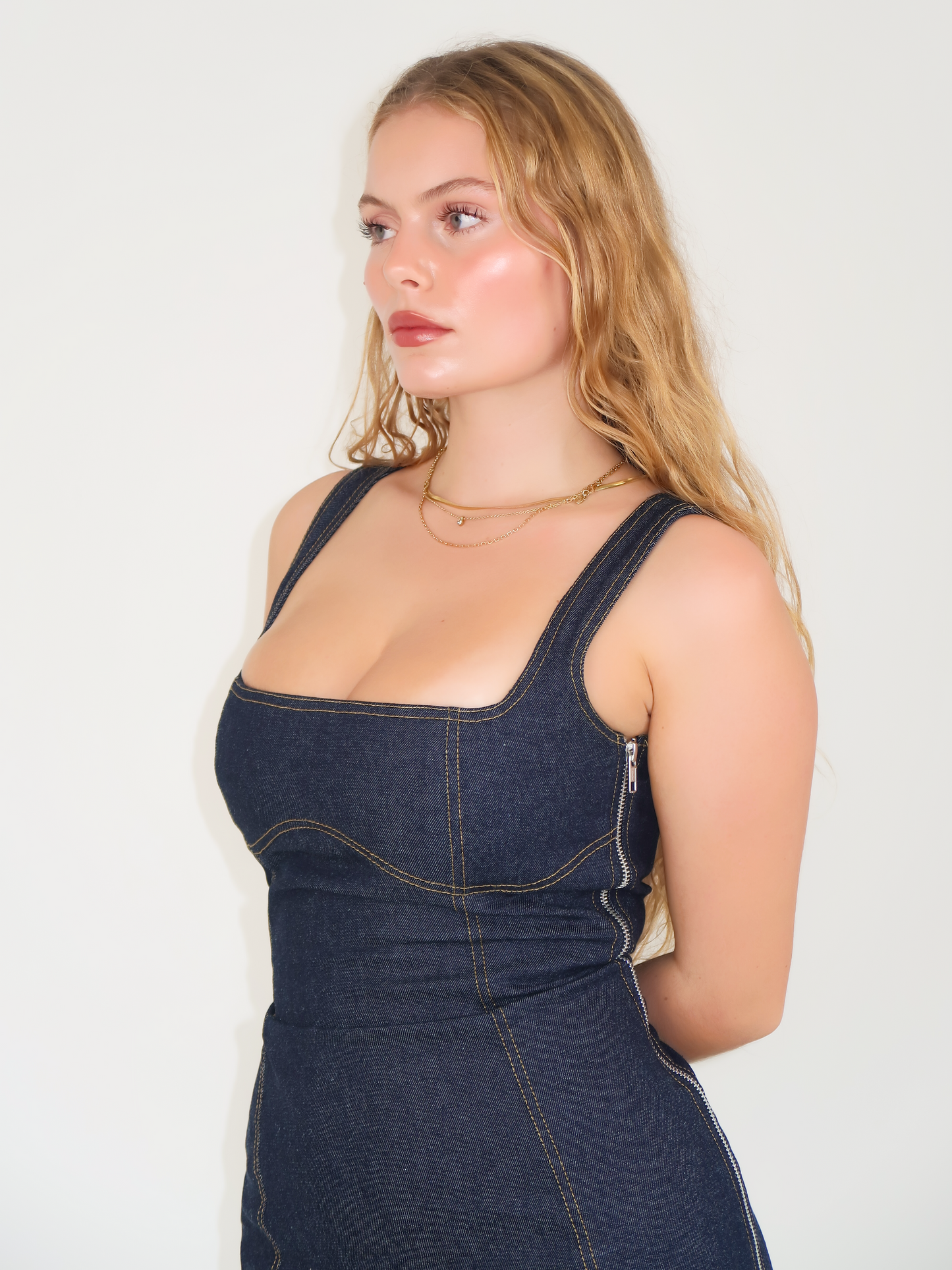 Denim Maxi Dress