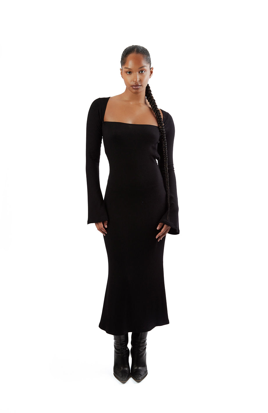 Black Flare Dress