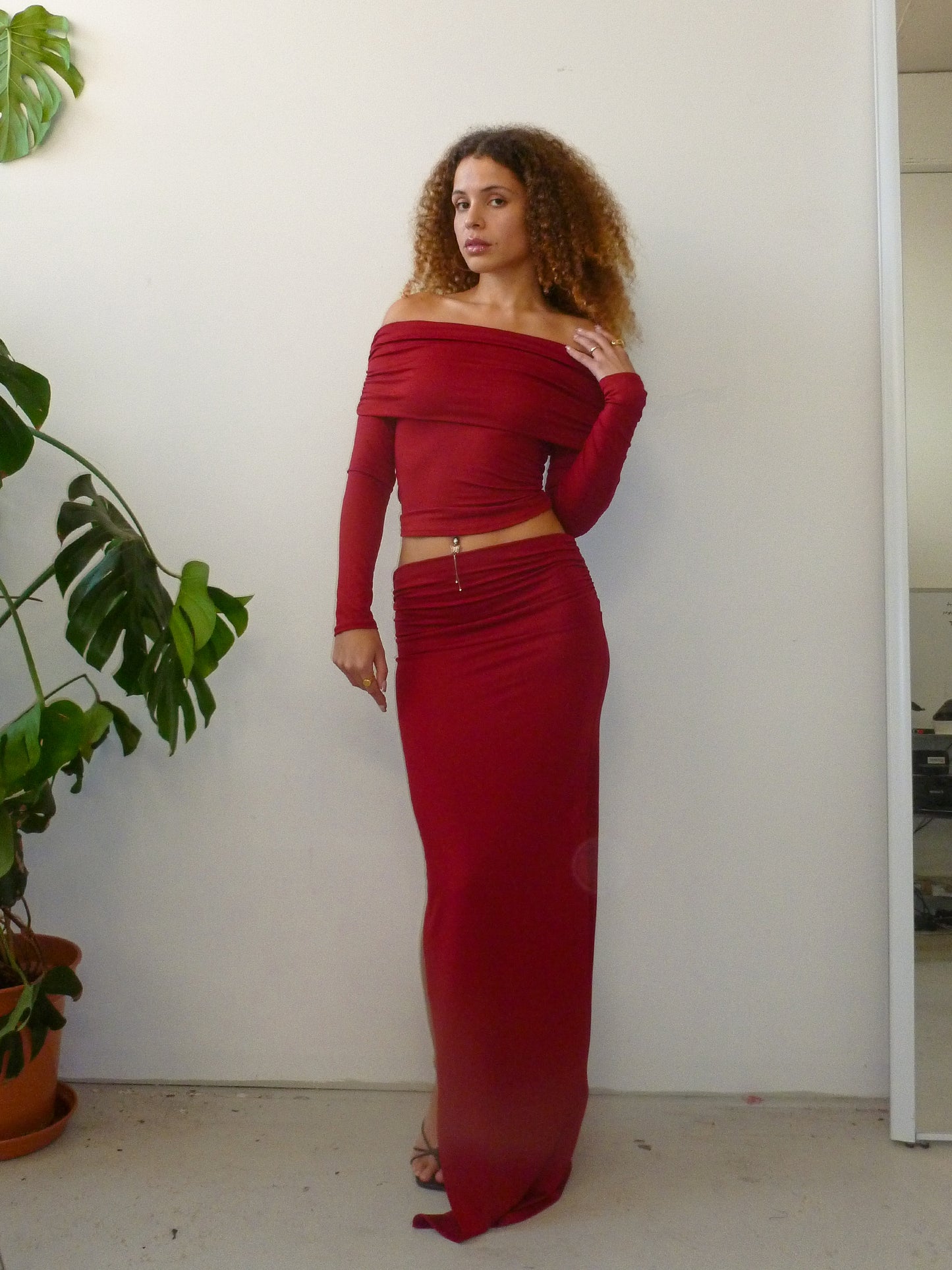 The Maya Top - Cherry