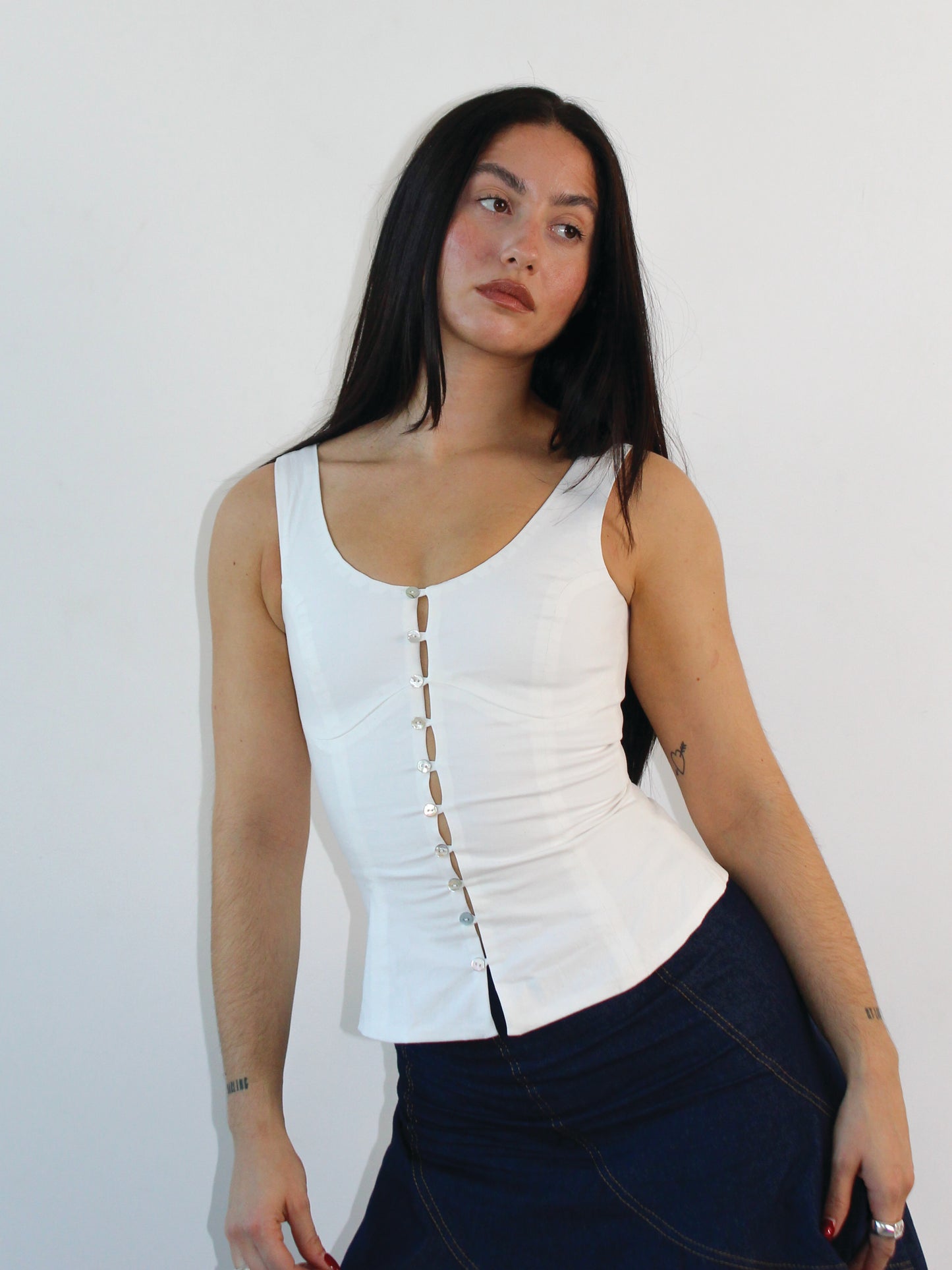 Perla Corset - Ivory