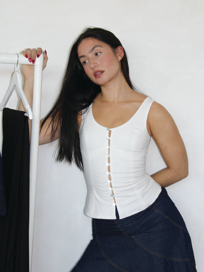 Perla Corset - Ivory